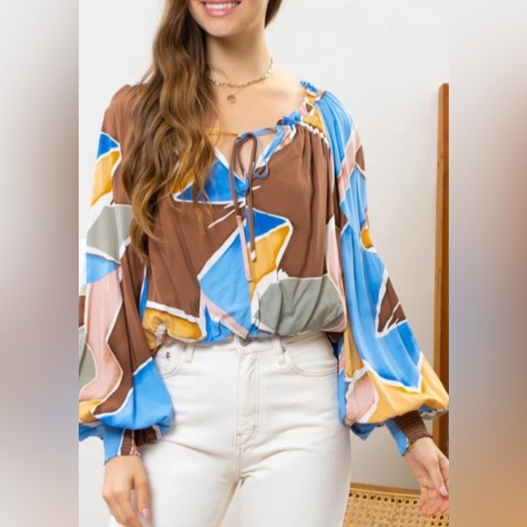 Perch by Blu-Pepper Peasant Blouse - Picture 4 of 11